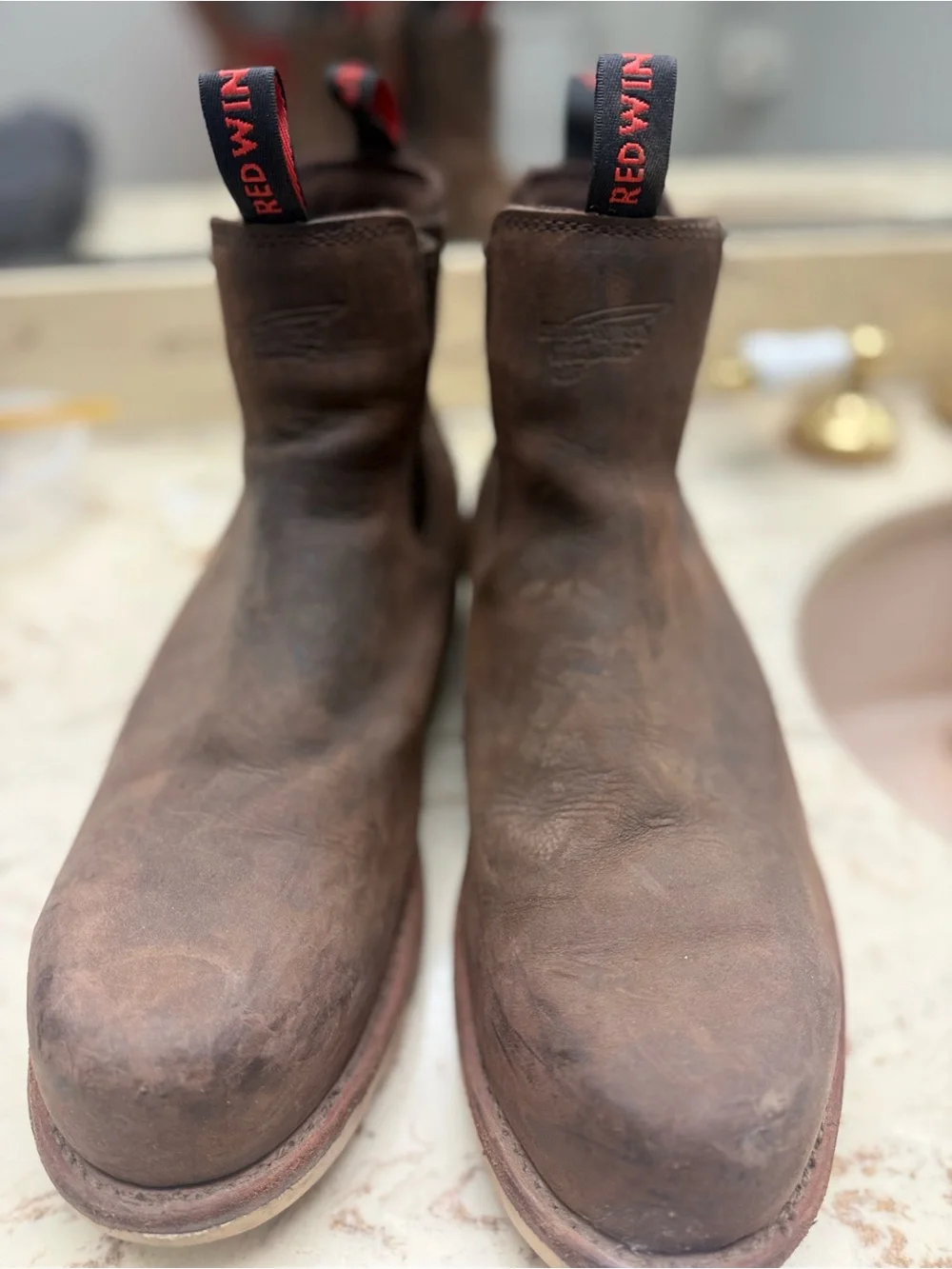 Red Wing Shoes Men's Brown Pull-On Chukka Boots